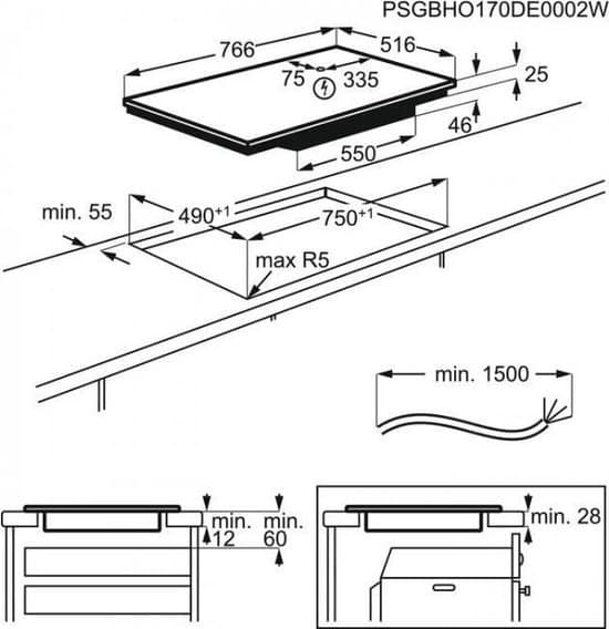 AEG Mastery IKE84471XB - Inductiekookplaat