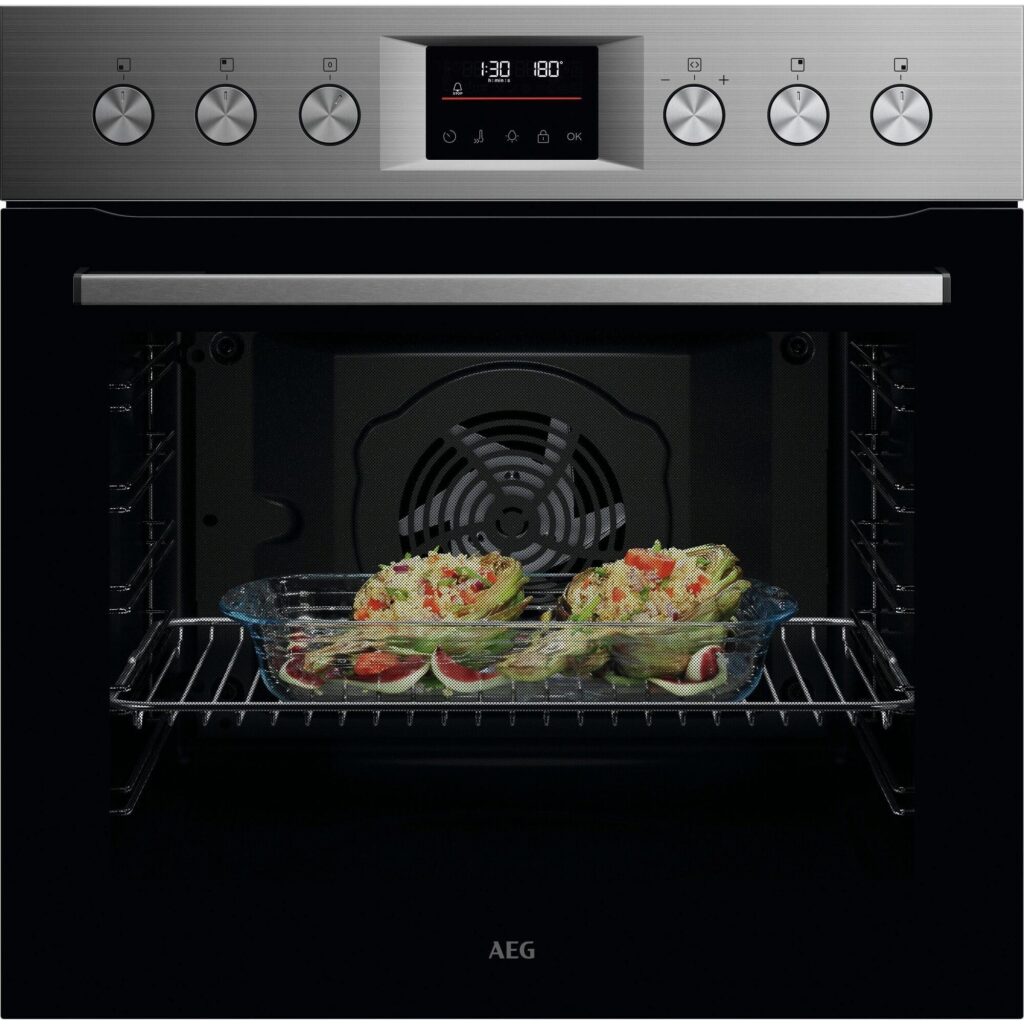 AEG Inbouw oven OU5PE40SM met kookplaatbediening - 72 liter - RVS - Energielabel A++