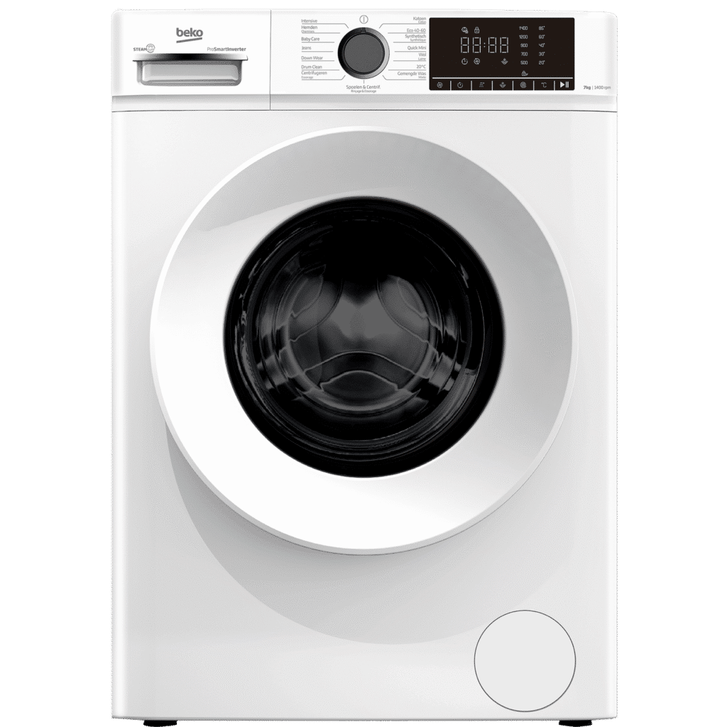 Beko B1W764W BE wasmachine – 7 kg, 1400 toeren, energielabel A