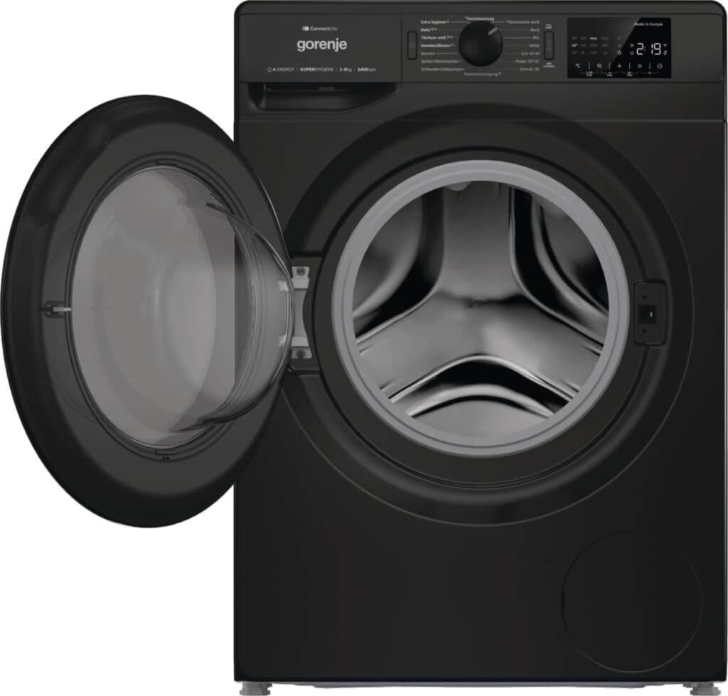 Gorenje WPNEI84A1DTSB wasmachine – 8 kg, 1400 toeren, energielabel A