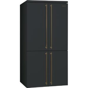 Smeg Amerikaanse koelkast FQ60CAO6 Coloniale - 572 liter - Antraciet - Energielabel E